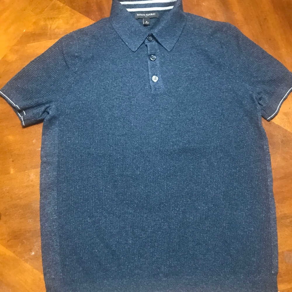 - Banana Republic Cotton Polo Shirt.